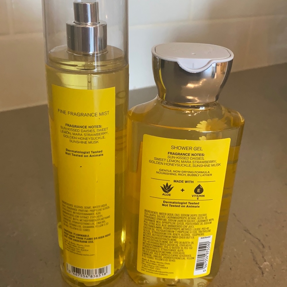 NEW! Bath and Body Works Love & Sunshine Combo - Picture 2 of 2
